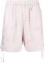 Off Duty Shorts met strik Beige - Thumbnail 1