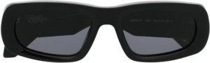 Off-White Austin zonnebril met ovalen montuur Black Dark Grey