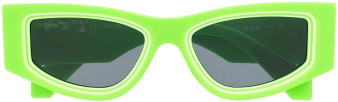 Off-White Eyewear Andy cat-eye zonnebril Groen