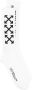 Off-White Sokken met pijlprint Wit - Thumbnail 1