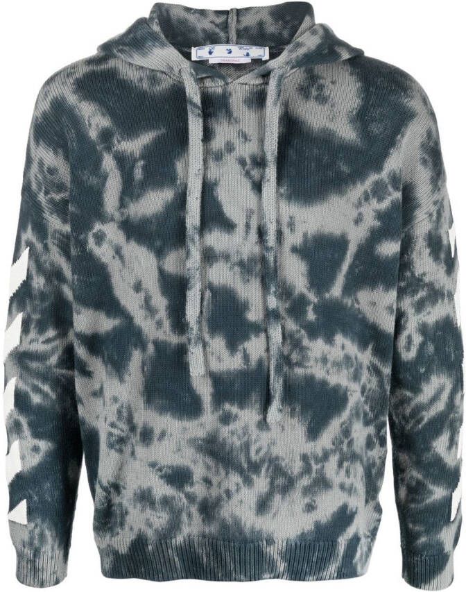 Off-White Hoodie met Arrows-print Grijs