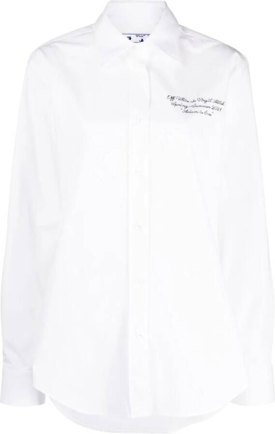 Off-White Basic overhemd Wit