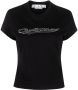 Off-White T-shirt met logoprint Zwart - Thumbnail 1