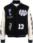 Off-White Bomberjack met patchdetail Zwart - Thumbnail 1