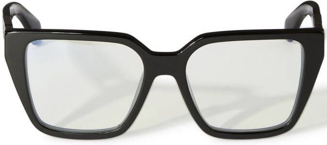 Off-White Bril met vierkant montuur Zwart