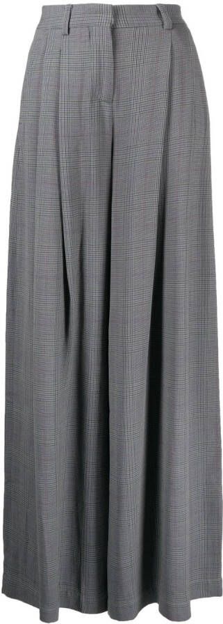 Off-White Broek met wijde pijpen Grijs