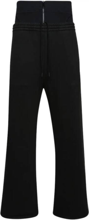 Off-White Broek met wijde pijpen Zwart