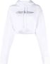 Off-White Cropped hoodie Wit - Thumbnail 1
