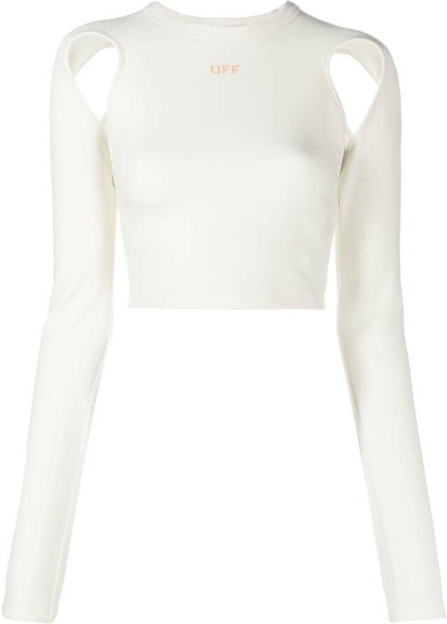 Off-White Cropped top Wit