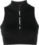 Off White Scuba Logo Zip Top Black Dames - Thumbnail 1