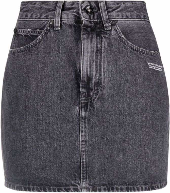 Off-White Denim rok Grijs