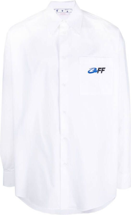 Off-White Katoenen overhemd Wit