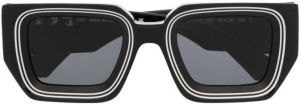 Off-White Francisco zonnebril met vierkant montuur Zwart