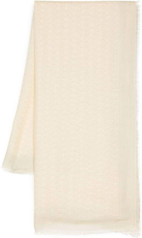 Off-White Sjaal met franje Wit