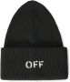Off-White Gebreide muts Zwart - Thumbnail 1