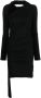 Off-White Asymmetrische mini-jurk Zwart - Thumbnail 1
