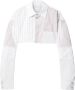 Off-White Gestreepte blouse Wit - Thumbnail 1