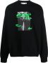 Off-White Sweater met grafische print Zwart - Thumbnail 1