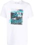 Off-White T-shirt met grafische print Wit - Thumbnail 1
