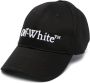 Off-White Bookish honkbalpet met geborduurd logo Zwart - Thumbnail 1