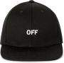 Off-White Honkbalpet met print Zwart - Thumbnail 1