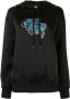 Off-White Hoodie met graffiti-print Zwart - Thumbnail 1