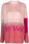Off-White Intarsia trui Roze - Thumbnail 1