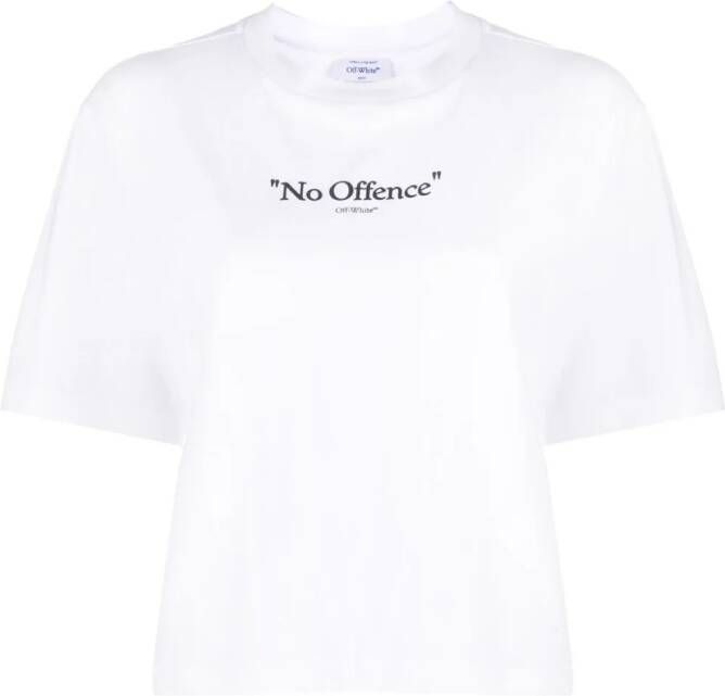 Off-White Katoenen T-shirt Wit
