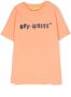 Off-White Kids T-shirt met logoprint Oranje - Thumbnail 1