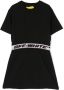 Off-White Kids Jurk met logoband Zwart - Thumbnail 1