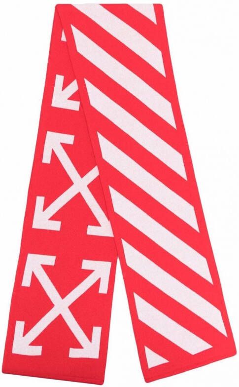 Off-White Kids Sjaal met print Zwart
