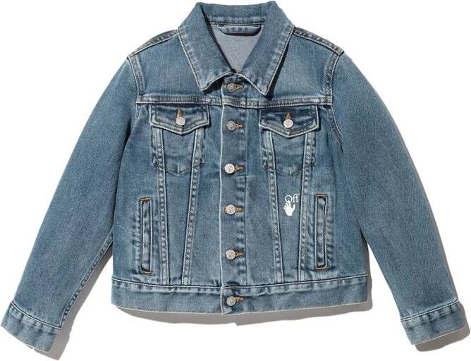 Off-White Kids Jack met knopen Blauw