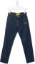 Off-White Kids Jeans met streepdetail Blauw - Thumbnail 1