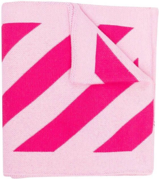 Off-White Kids Sjaal met print Roze