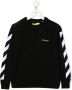 Off-White Kids Sweater met ronde hals Zwart - Thumbnail 1