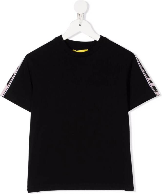 Off-White Kids T-shirt met logo Zwart