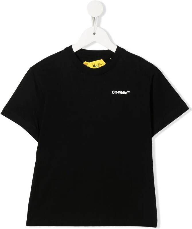 Off-White Kids T-shirt met pijlprint Zwart