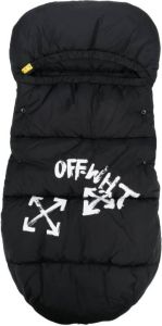 Off-White Kids Slaapzak met logoprint Zwart