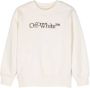 Off-White Kids Sweater met logoprint Beige - Thumbnail 1