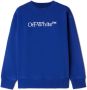 Off-White Kids Sweater met logoprint Blauw - Thumbnail 1