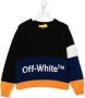 Off-White Kids Trui met geborduurd logo Zwart - Thumbnail 1