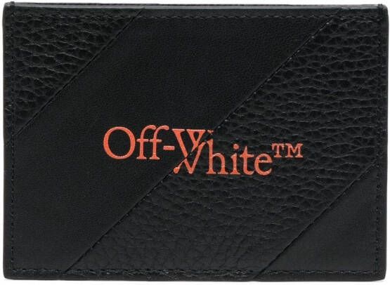Off-White Pasjeshouder met logoprint Zwart