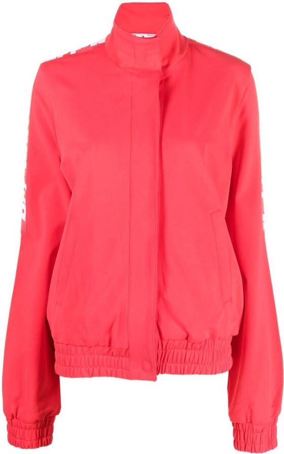 Off-White Jas met logoband Rood