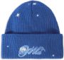Off-White Muts met geborduurd logo Blauw - Thumbnail 1