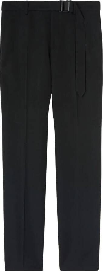 Off-White Broek met ceintuur Zwart