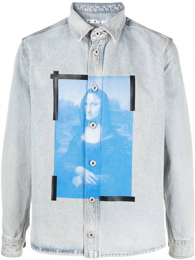 Off-White Denim overhemd Blauw