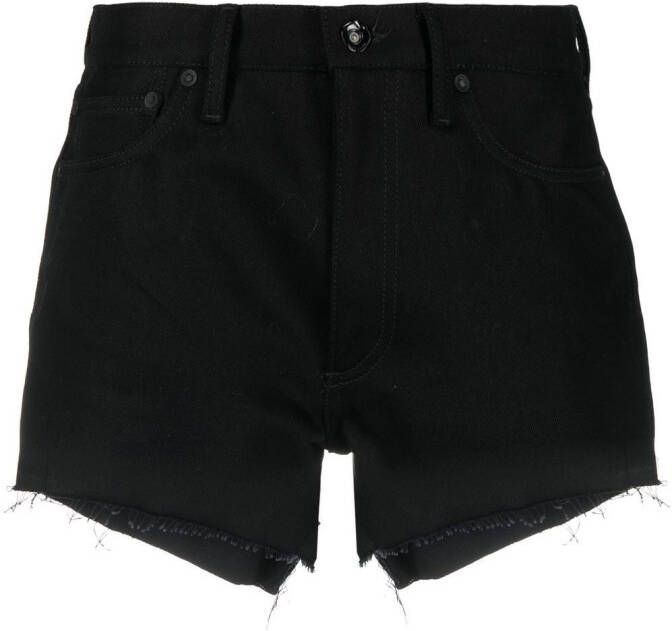 Off-White Denim shorts Zwart