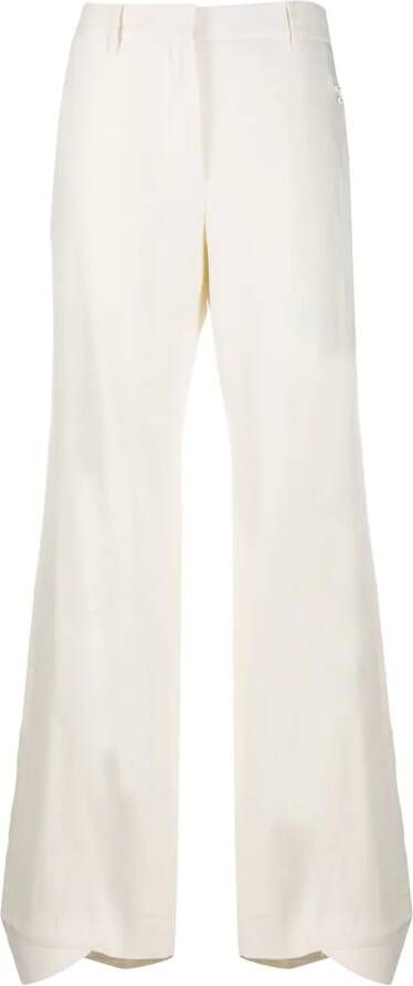 Off-White Flared broek Beige