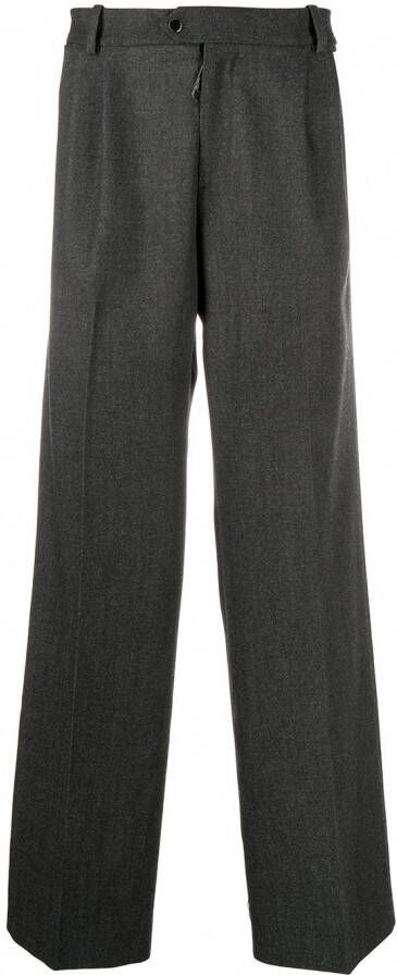 Off-White Geplooide pantalon Grijs