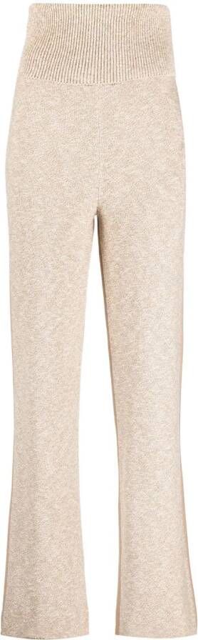 Off-White Gestreepte broek Beige